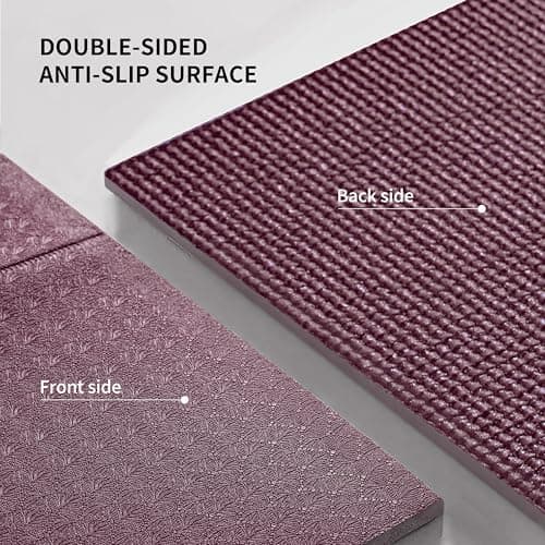 PROIRON Foldable Yoga Mat 4mm, Portable Folding Exercise Mat for Travel, Non Slip Yoga Matt for Women, Excercise Mat for Gym Home, Pilates, Workout, Fitness, Stretching, Lightweight & Small — view 4