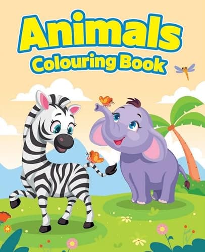 Anila's Animals Activity Pack with Colouring Books, Sticker book, Stationery Set, Colouring Pencils & 100 Reusable Stickers.(Perfect for children aged 3-8). — view 5