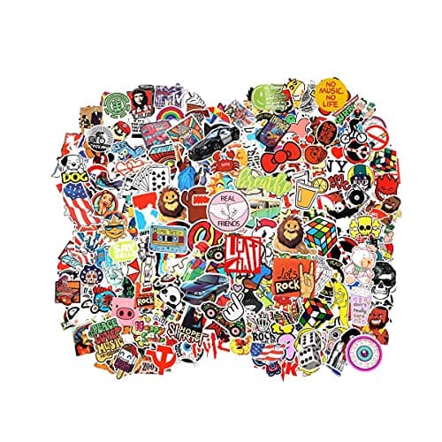 Cool Random Stickers Pack 55-500pcs Laptop Stickers Bomb Vinyl Sticker Variety for Computer Skateboard Luggage Car Motorcycle Bike Decal for Teens Adults Boys — view 3