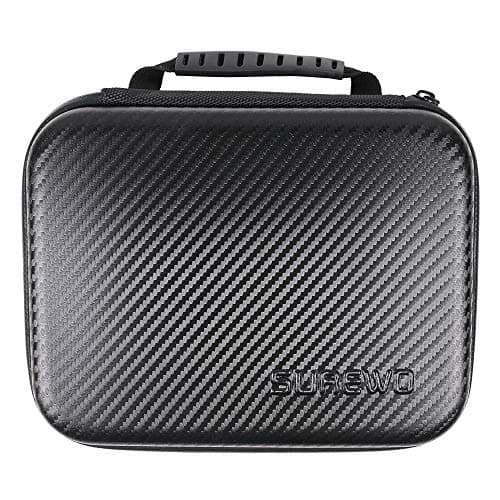 SUREWO Surface-Waterproof Carrying Case Compatible with GoPro Hero 13/12/11/10/9/8/7/(2018)/6/5 Black,Session 5/4,AKASO/Campark/YI Action Camera and More (Medium)