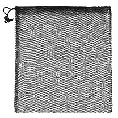 ALLY-MAGIC Large Mesh Drawstring Bag, Net Beach Tote Bag Mesh Stuff Sack Storage Bag with Drawstring Multi Functional Nylon Bags for Swimming Beach Pool Sand Toys Equipment Travel and Sports Y7STCSD