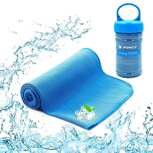 YQXCC Cooling Towels, 120x30 cm, Ice Cool Microfibre Towel for Neck
