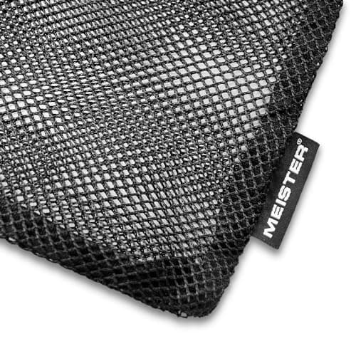 Meister Athlete Wash Bag - Mesh Sports Laundry Bag w/Zipper Lock - Black — view 5