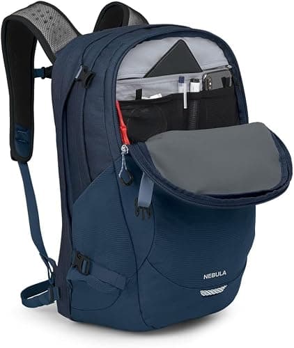 Osprey Nebula Unisex Lifestyle Backpack, 32L, Atlas Blue Heather — view 6