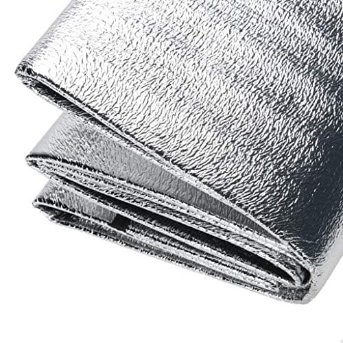 Aluminum Foam Mat sleeping mat for camping 200x200 cm / 78.7x78.7 IN insulating mat thermal Blanket foldable tent mat floor mat of aluminum foil, ultralight — view 4