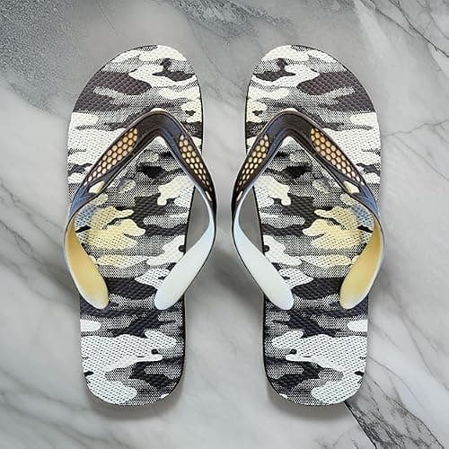 LEDSone Unisex Flip Flops for Men & Women Lightweight Non-Slip Waterproof Rubber Beach Sandals Quick Dry Summer travel, Pool Shower Holiday Slippers — view 3