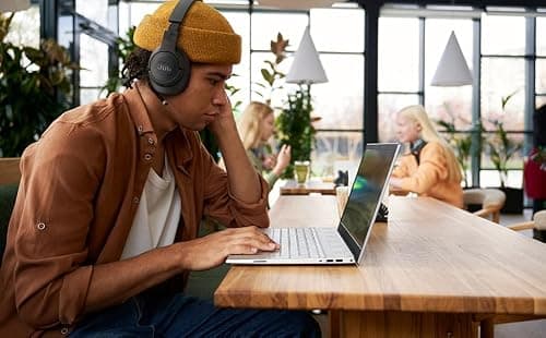 JBL Tune 770 NC Wireless Over-Ear Bluetooth Headphones with Adaptive Noise-Cancelling Technology and 70-Hour Battery Life, Black — view 5