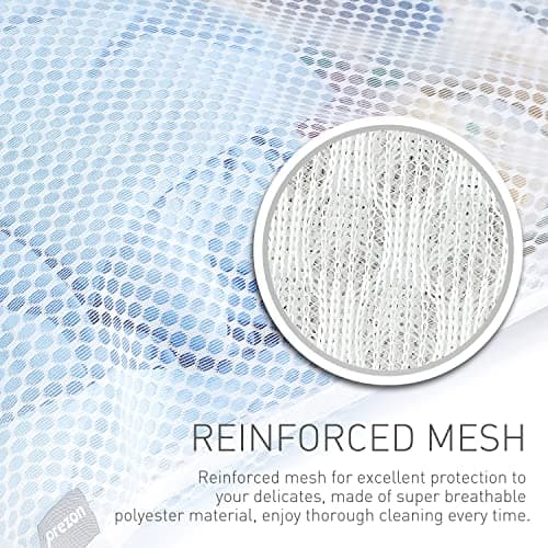 Prezon Mesh Laundry Bags, Washing Machine Wash Bags, Reusable and Durable Mesh Wash Bags for Delicates Blouse, Hosiery, Underwear, Bra, Lingerie Baby Clothes - 3M — view 2