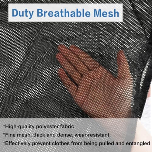 2 Pcs Mesh Laundry Bags, 70×90cm Large Net Laundry Bag for Washing Machine — view 4