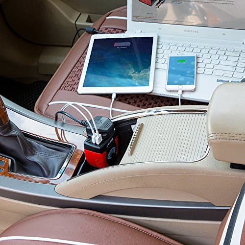 BESTEK 150W Power Inverter Car Laptop Charger DC 12V to AC 230V 240V Converter Adapter with 3-Pin Plug and Dual USB Ports — view 4