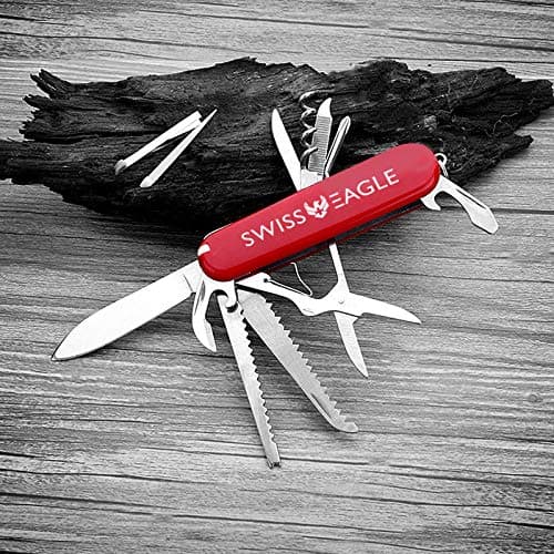 Swiss Eagle Multi-Tool Army Knife - Packs 30 Tools in Your Pocket (Classic Red) — view 6