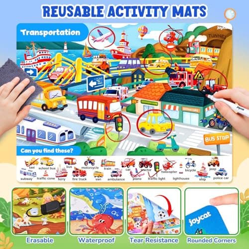 JoyCat Search & Find Activity Books, Preschool Learning Activities for 3-8 — view 2
