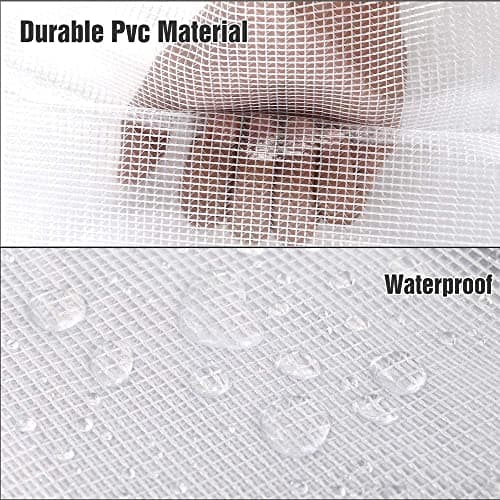 Plastic Wallets A4 Zip Wallets Ziplock Bags Plastic Mesh Document File Folder A4 Zipper Bag Zip Locked Bags - 5PCS — view 4
