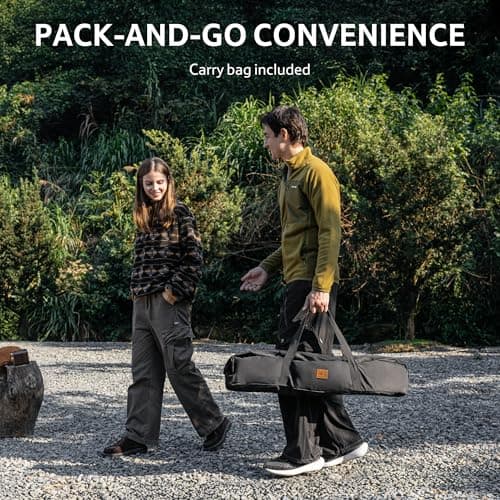 Naturehike Upgraded IGT Camping Table, Height Adjustable IGT Cook System, Folding Portable Camp Table with Carry Bag for Outdoor Car Camping Picnic RV Trip Patio Backyard BBQ — view 6