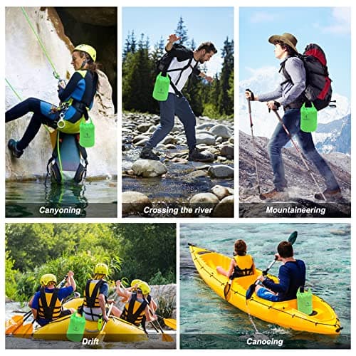 ioutdoor Boat Dry Bags 2L/5L/10L/20L/40L/70L Waterproof Dry Sacks(Green 5L) — view 6