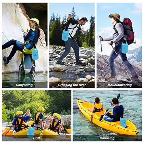 ioutdoor Boat Dry Bags 2L/5L/10L/20L/40L/70L Waterproof Dry Sack (Blue 20L) — view 6