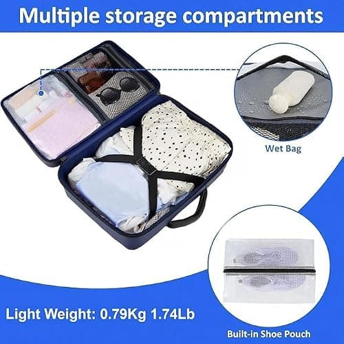 Taygeer Easyjet Cabin Bag 45x36x20 Underseat, Travel Backpack Women — view 4