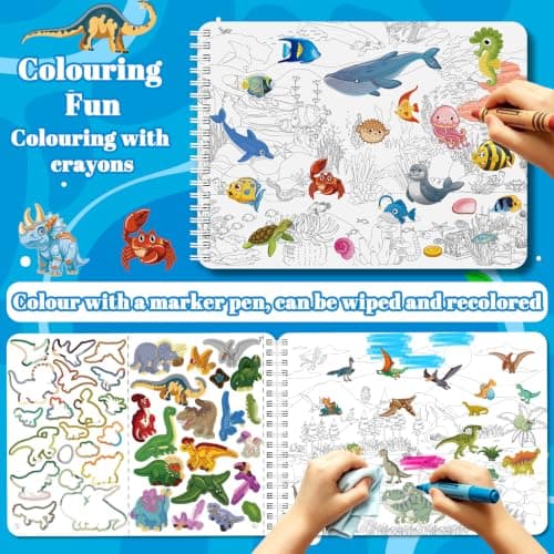 Kalysky Find Animal Sticker Book for 2+ Year Olds,400+ Sticker for Children — view 4