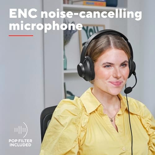 Trust Ayda Max Over-Ear USB PC Headset with ENC Noise Cancelling Microphone — view 4