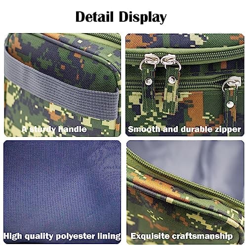 ONEGenug Toiletry Bag Travel Toiletry Bag Men & Women Cosmetic Bag for Hanging Wash Bag for Boys and Girls, Mosaic, Practical — view 4
