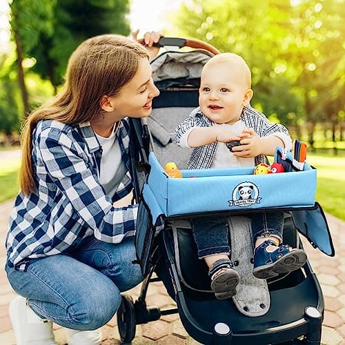 COOLJOY Travel Tray Kids Travel Tray,Kids Travel Essentials,Travel Toys-Play Tray with Transparent Erasable Surface,Lots of Storage Space,Multifunctional Activity Tray,Lap Tray for Kids Boys Girls 3+ — view 5