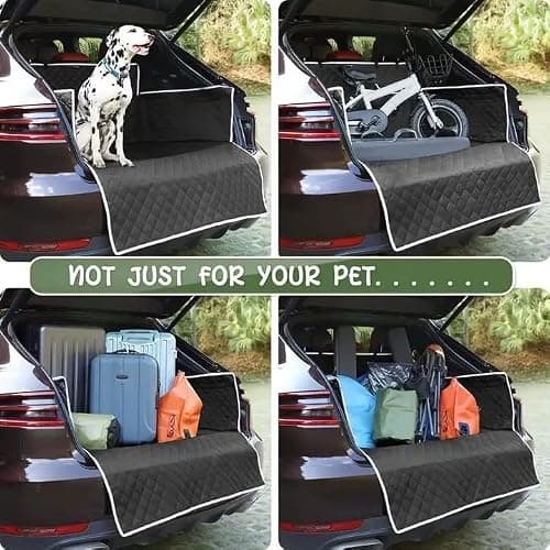 R-timer Car Boot Protector for Lexus CT ES GS IS NX UX RX LBX, Boot Liner for Dogs Nonslip Waterproof Dog Car Seat Cover with Bumper Protection Dog Trunk Mat — view 5