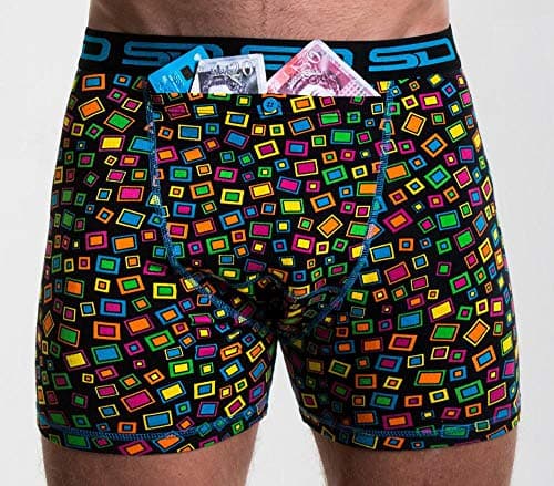 Smuggling Duds Boxer Brief Shorts - Anti Theft, Pickpocket Proof, Travel Pocket Underwear — view 2