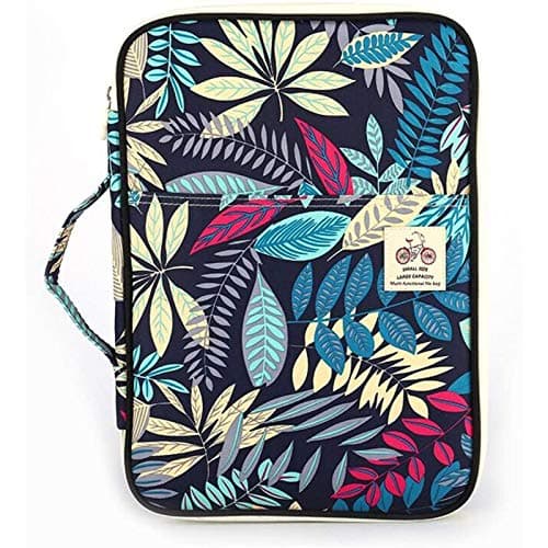 JAKAGO A4 Document Case, Multi-Pocket Portfolio Folder, Travel Portfolios