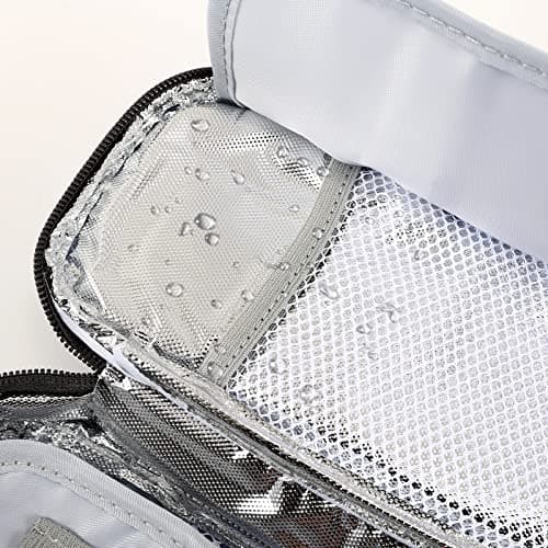 ALNKDH Insulin Cooler Travel Case, Portable Medical Travel Cooler Case Pack, Diabetic Medical Bag for Insulin Pen and Insulin Medicine Cool Storage with 2 Cooling Ice Packs — view 6