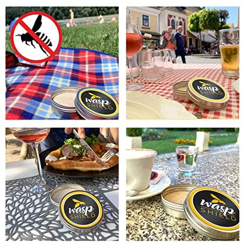 Wasp Shield | Compact 100% Organic Wasp Repellent | Contains No Deet | NO Skin Contact Required | Alternative to Wasp Killer Spray and Trap | For Indoor and Outdoor Use — view 5