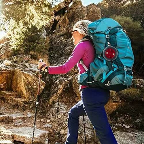 QeeHeng Portable Travel Clothesline,Adjustable 32.8FT Camping Clothesline Clothes Drying Line Rope, Clothesline For Outdoor/Indoor,Laundry, Hotel, With 10 pcs Windproof Clothespins — view 2