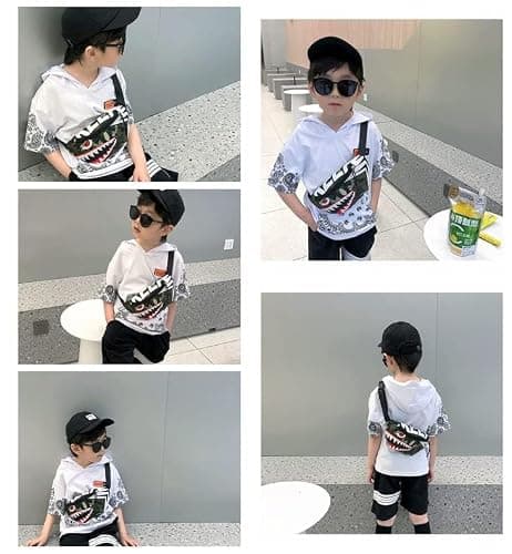Dzxin Fanny Pack,Kids Bum Bag Bumbag Cartoon Hipsack Belt Bag Waist Bag Fanny Pack Fabric Nylon Money BeltCrossbody Chest Bag for Children Grils Boys Running Hiking Travel Sports (Camouflage) — view 2
