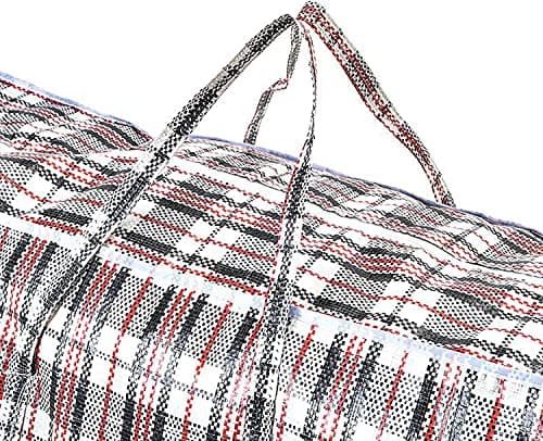 VIROSA EXTRA LARGE Strong and Durable Laundry Bags | PACK of 3 | 80cm x 60cm | Ideal for Laundry/Moving House/Shopping/Storage | Reusable Store Zip Bag, Red, Black, Blue — view 6