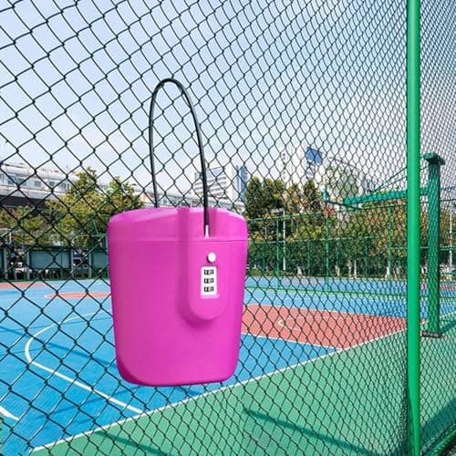 Beach Lock Box, Portable Beach Bucket Box Lock, Traveling Portable Safe Box, Anti-Theft, 3-digit Combination Lock, 2L Large Capacity Storage Box For Beach Safe, Travel, Personal Items — view 4