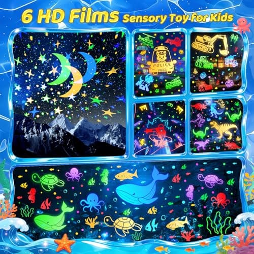 Ocean Sensory Lights Projector, White Noise Machine Baby Toys Gifts 1-8 old — view 3