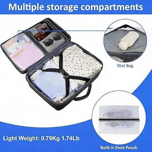 Taygeer Easyjet Cabin Bag 45x36x20 Underseat, Travel Backpack Men Carry On — view 4