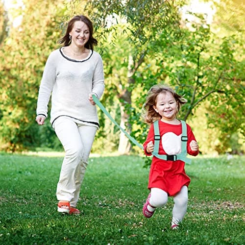 AOMIG Baby Reins, Baby Walking Reins and Toddler Safety Harness, Dinosaur Baby Reins Safety Leash for Toddlers Boys and Girls (Green) — view 6