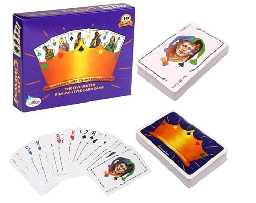 NAVESO Card Games Crown, Crown Playing Cards, Cro-wn Poker, Card Games for Families, Ca-rd Gam-es for 1 to 7 Players, Essential C-ard Game-s for Young Adults, Bring Joy to Friends