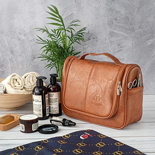 Hanging Toiletry Organiser | Large Wash Bag with Hook | Multiple Compartments | Cosmetic Organiser for Men & Women — view 6