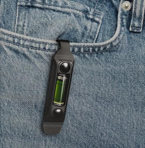 Galvanox Pocket Clip for Leatherman with Built-in Level and Quick Release Lanyard Ring, Fits Charge/Wave/Surge Multitool Models and More, Durable Carbon Steel (Black) — view 4