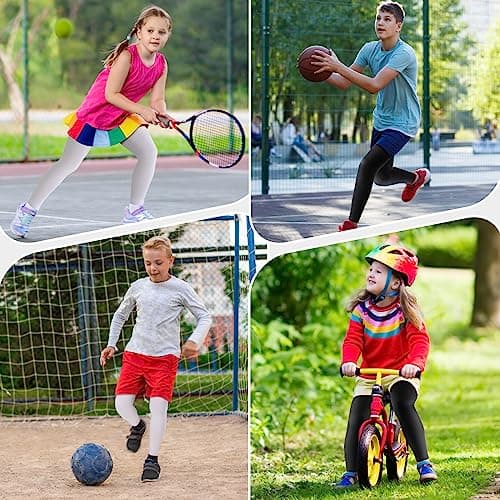Newbyinn Kid Leg Sleeve 2 Pairs, Long Compression Leg Sleeve — view 5