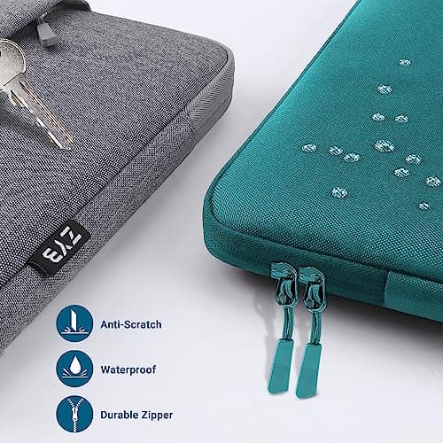 ZYB 16 Inch Laptop Sleeve Case,Shockproof Waterproof Notebook Case 16 Inch for 2021-2026 MacBook Pro 16 M5 M4 M3 M2 M1,16" Laptop Lenovo ThinkBook/IdeaPad HP Dell ASUS Acer Chromebook etc-Teal — view 5
