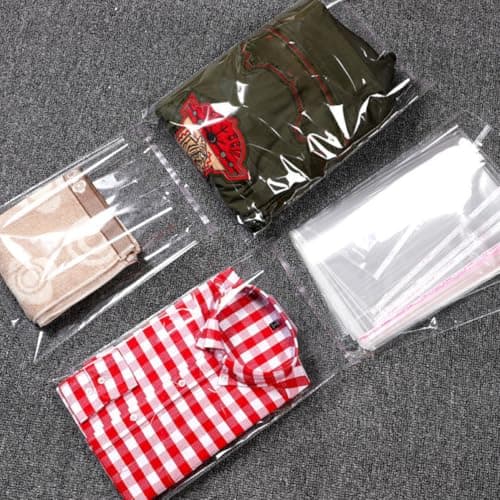 200pcs Self Adhesive Opp Storage Bag 12x18cm White — view 6
