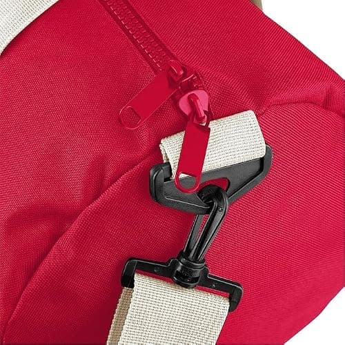 Personalised Martial Arts Overnight Bag Gym Holdall Sports Bag – Ideal Karate, Judo & Taekwondo, Large Travel Bag – Compact Size 20x20x40cm Dynamic Gift 12L Barrel Bag for Training – Red — view 4