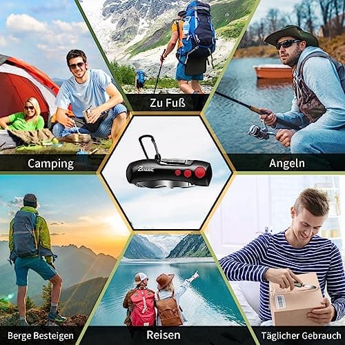 ZIMAIC 15 in 1 Multi Tool with Utility Karabiner Clip, Black — view 6