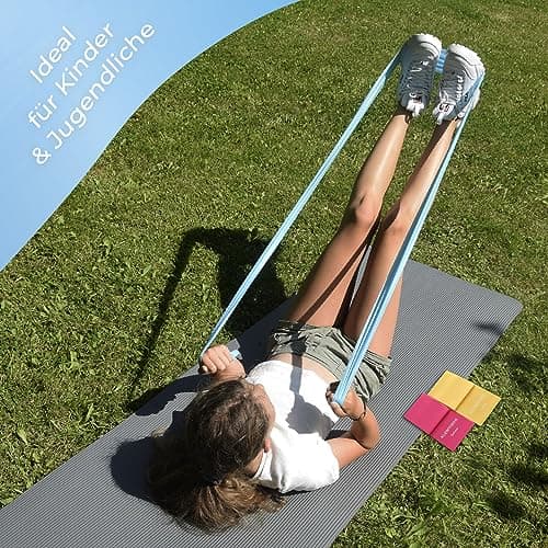 Soft Resistance Bands Set of 3 for Kids, Teens, Beginners and Seniors — view 3