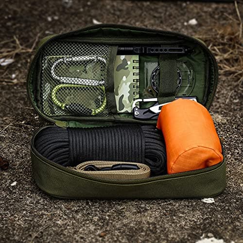 Medical Kit First Kits, Portable Travel Storage, Khaki — view 4