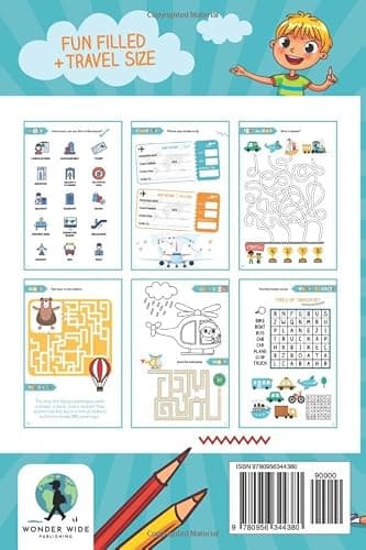 Airplane Activity Book: Travel Fun For Kids 4-6 (Let's Go... Kids Travel Guides and Activity Books) — view 2