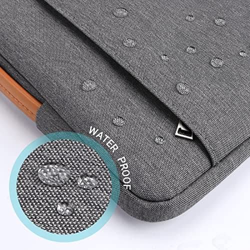 TECOOL 16 Inch Laptop Case Bag Waterproof Laptop Sleeve 16 Inch,Dark Grey — view 5