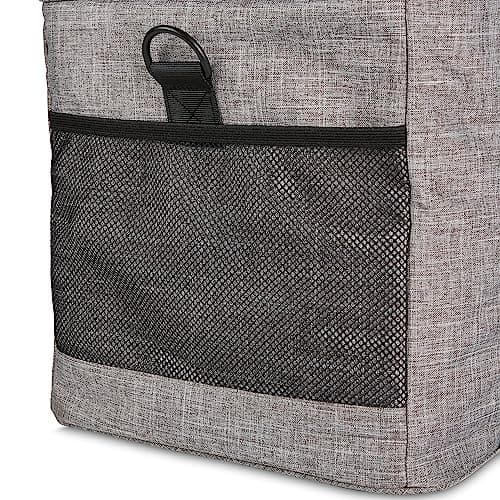 Amazon Basics Reusable Insulated Soft Cooler Bag, 50 Can Capacity, Gray — view 6